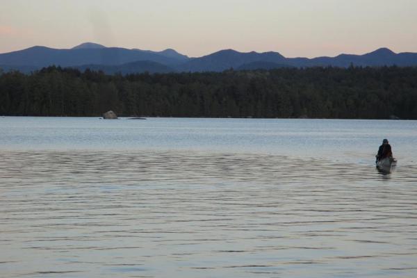 Mountain Views on Lower Saranac Lake